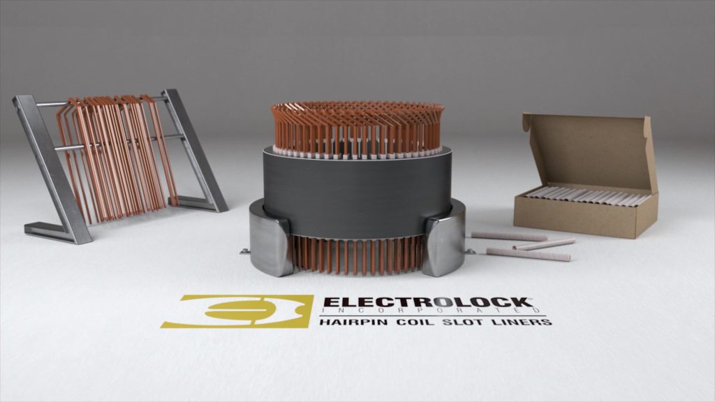 Custom Slot Liners for Hairpin Hybrid Motors Electrolock Incorporated
